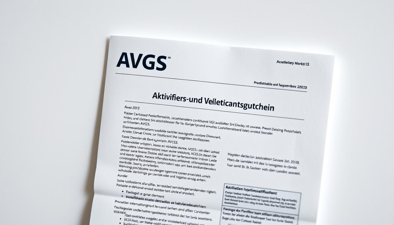 AVGS Aktivierungs- und Vermittlungsgutschein AVGS Aktivierungs- und Vermittlungsgutschein