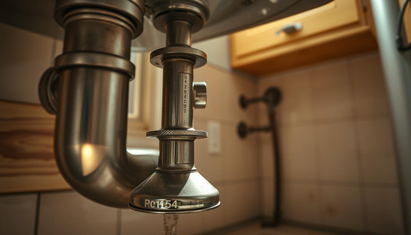 Siphon Geruchsverschluss unter Waschbecken Siphon Geruchsverschluss unter Waschbecken