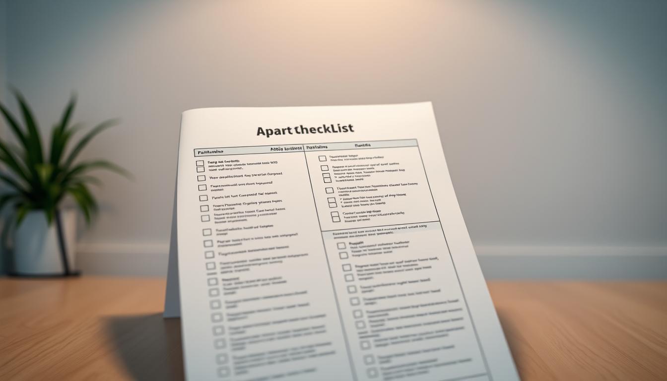 Wohnungsbesichtigung Checkliste