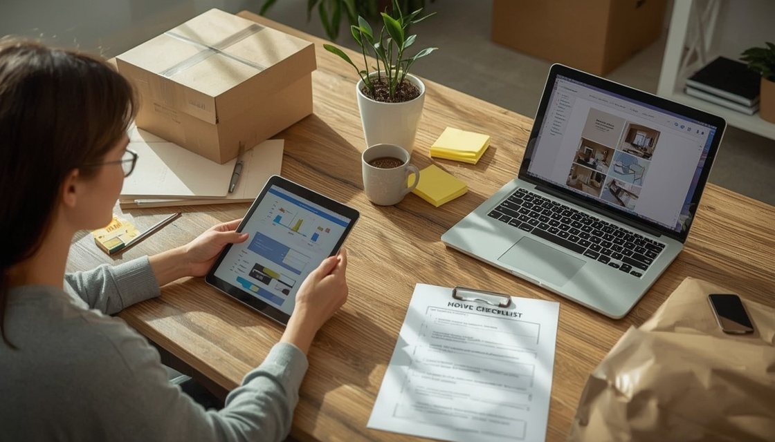 Umzug digital planen: Apps und Tools für den Wechsel
